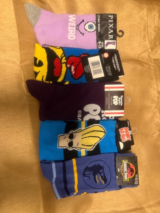 Character Crew Socks - Men's R Boys - Picture 1 of 7